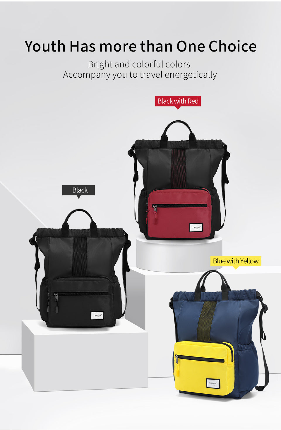 Bolso Urbano Negro T-S8511