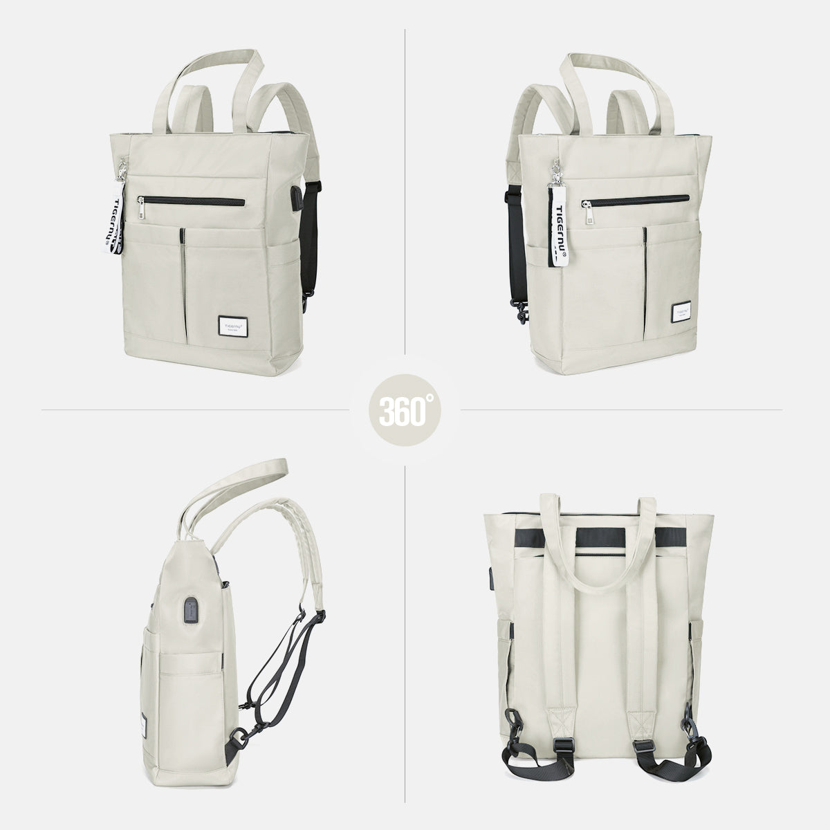 Bolso Urbano Blanco T-S8632