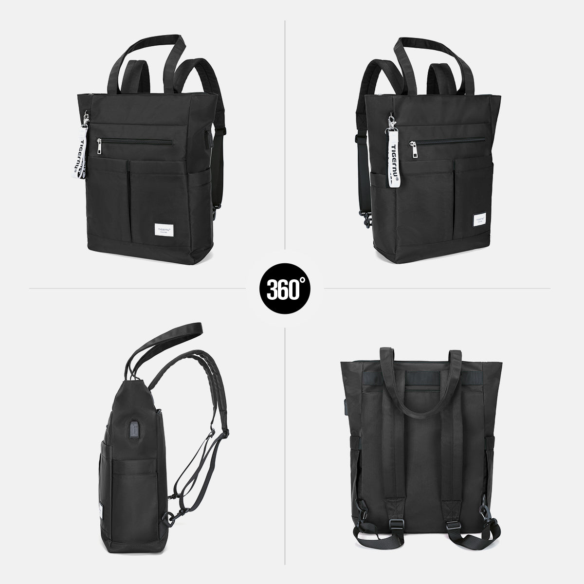 Bolso Urbano Negro T-S8632