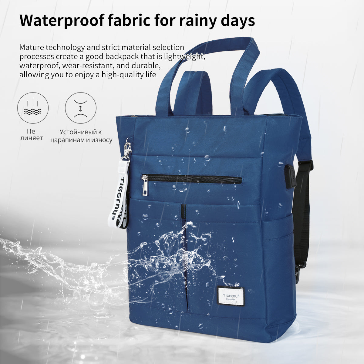 Bolso Urbano Azul T-S8632