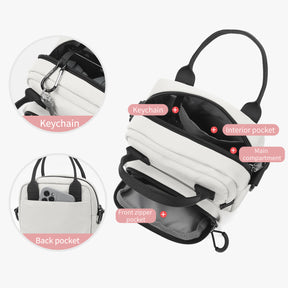 Bolso Tipo Bandoleras Blanco T-S8668