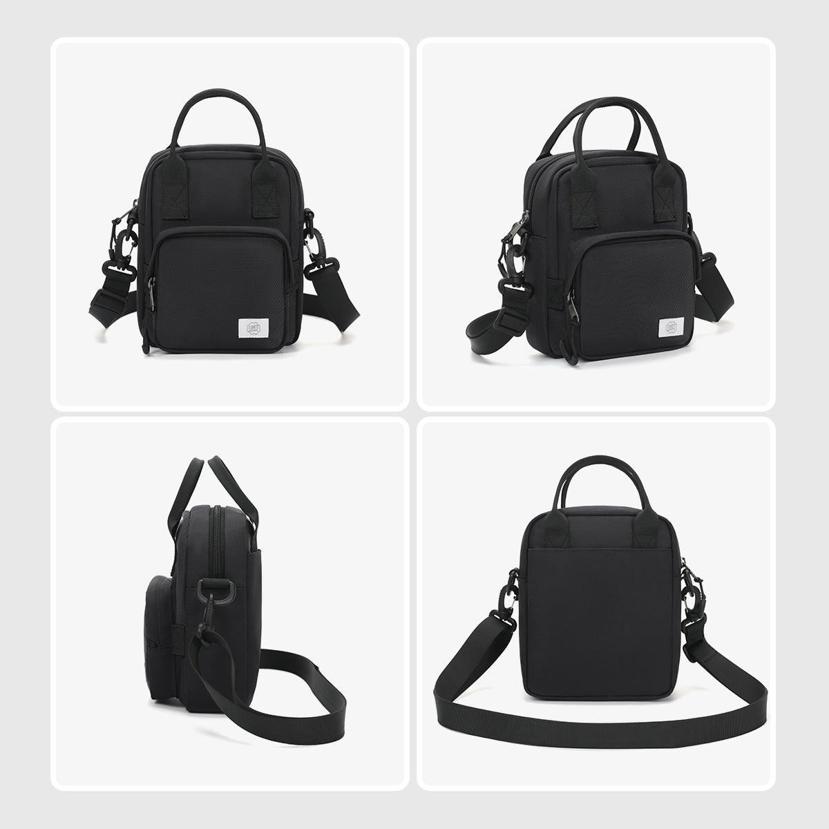 Bolso Tipo Bandoleras Negro T-S8668