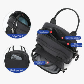 Bolso Tipo Bandoleras Negro T-S8668