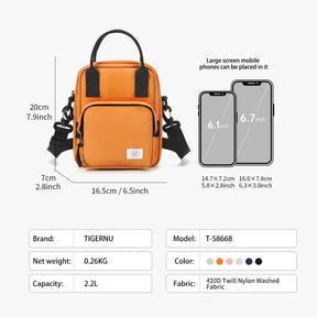 Bolso Tipo Bandoleras Naranjo T-S8668