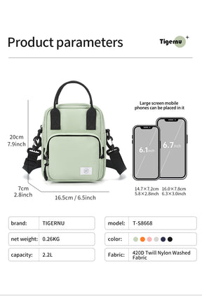Bolso Tipo Bandoleras Verde Claro T-S8668