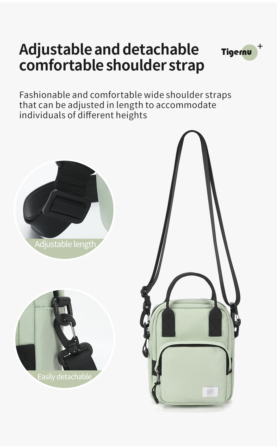 Bolso Tipo Bandoleras Verde Claro T-S8668