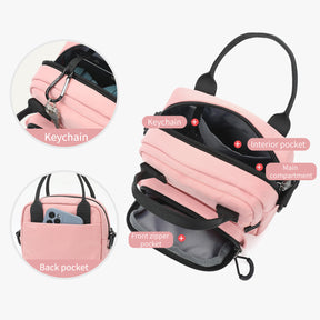 Bolso Tipo Bandoleras Rosado T-S8668