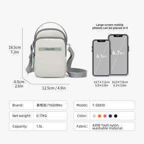 Bolso Tipo Bandoleras Blanco T-S8810