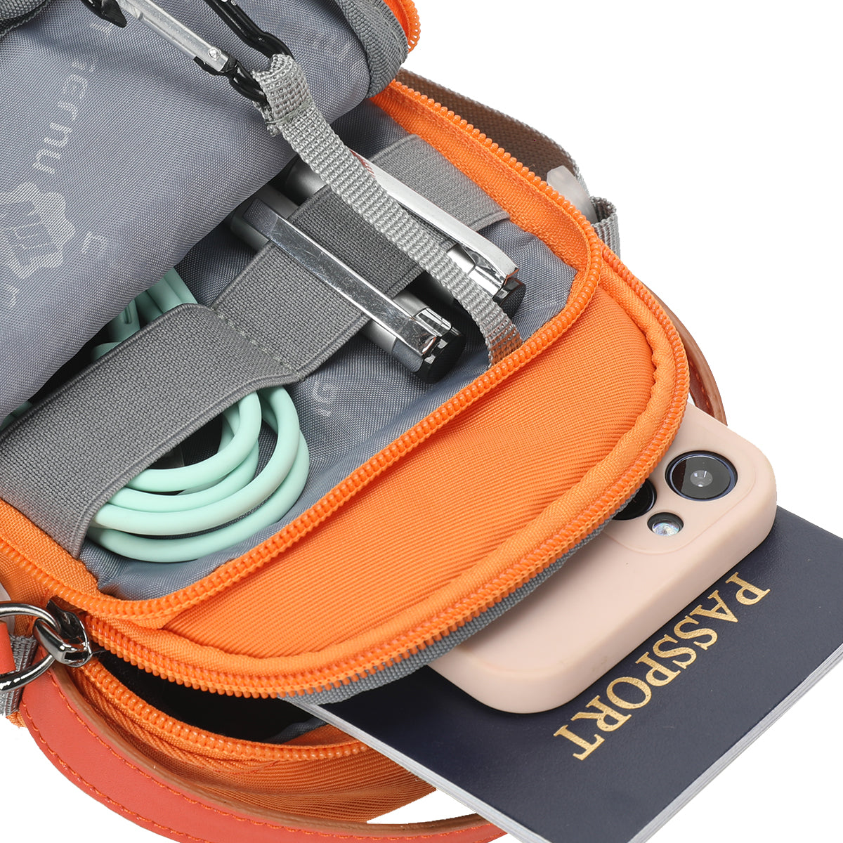 Bolso Tipo Bandoleras Naranjo T-S8810