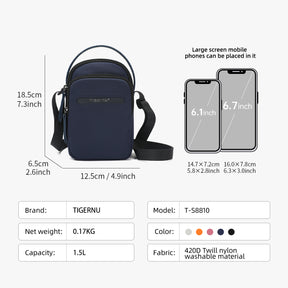 Bolso Tipo Bandoleras Azul T-S8810
