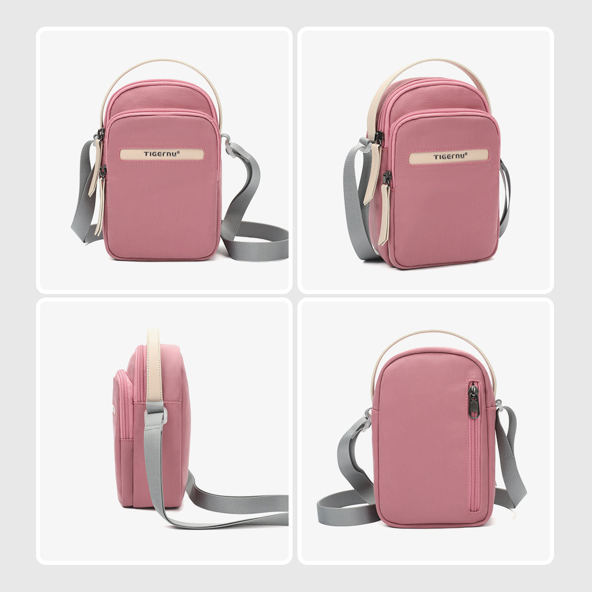 Bolso Tipo Bandoleras Rosado T-S8810