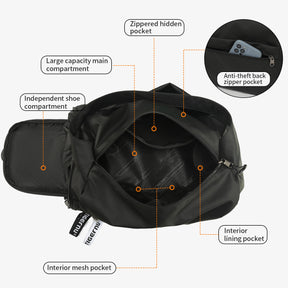 Bolso GYM Negro T-S8890