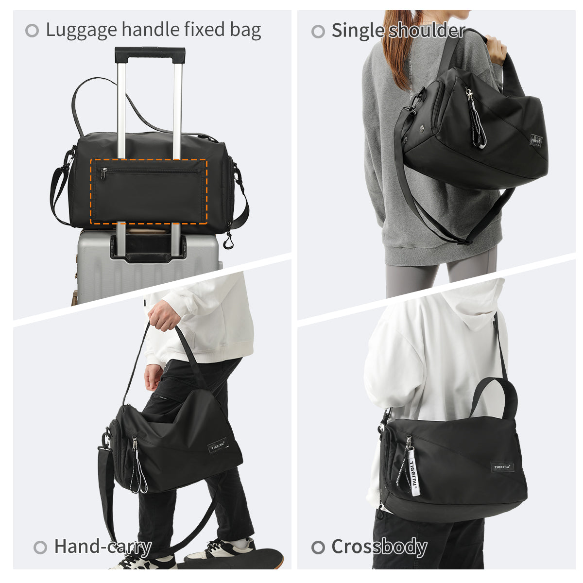 Bolso GYM Negro T-S8890